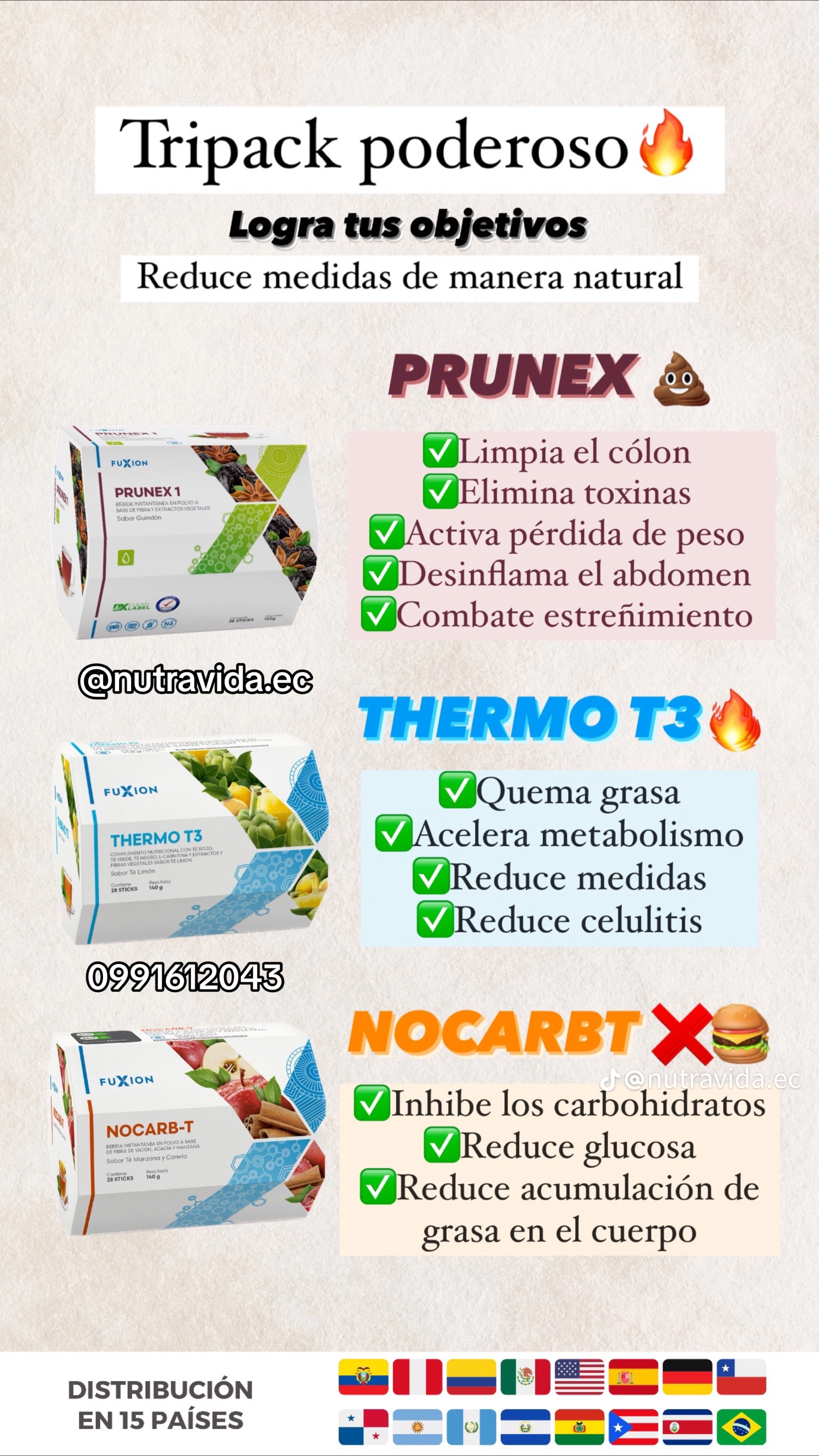 Trio reductor 